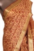 Pure Paisley Floral Printed Silk Saree